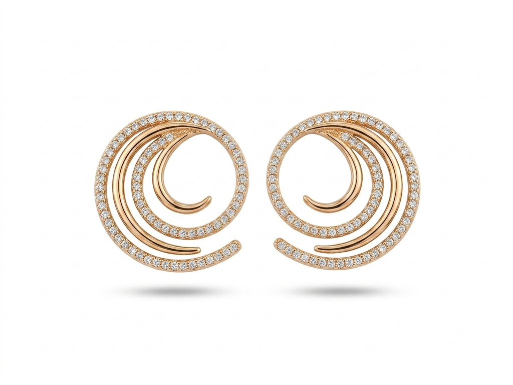 LUMI Twinkle Swirl Earrings