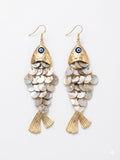 LUMI Nazar Fish Earrings