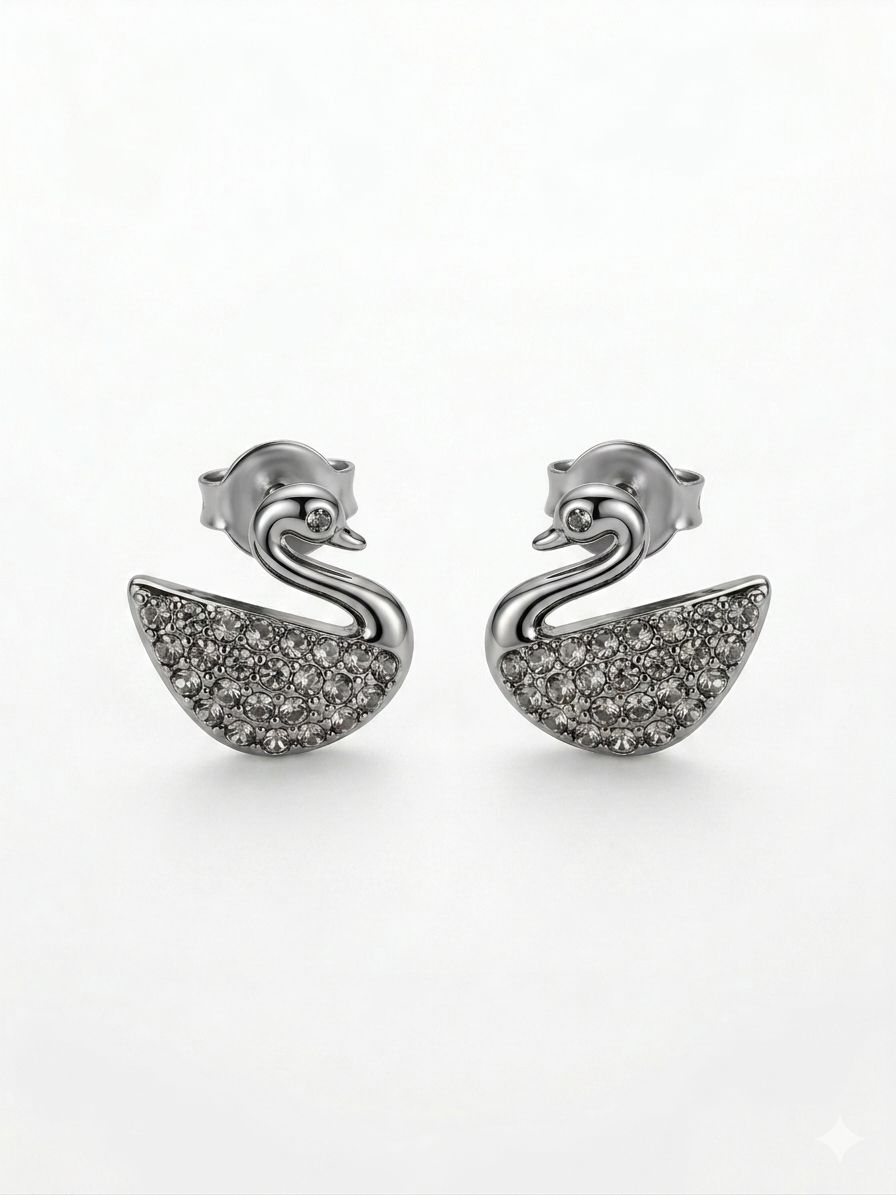 Nano Swan Grace Studs