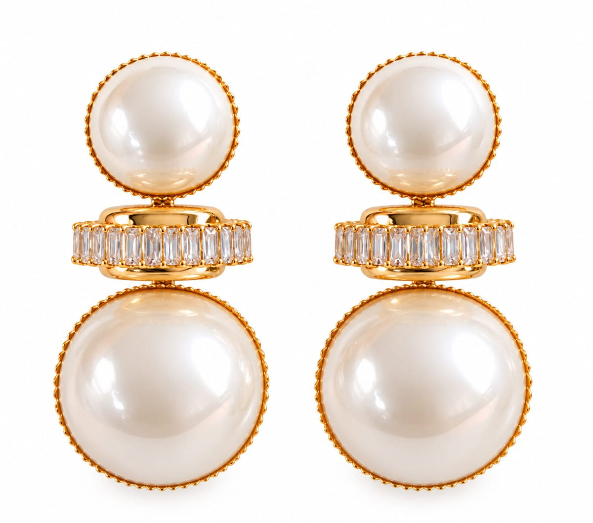 LUMI Pearl Luxe Drop Earrings