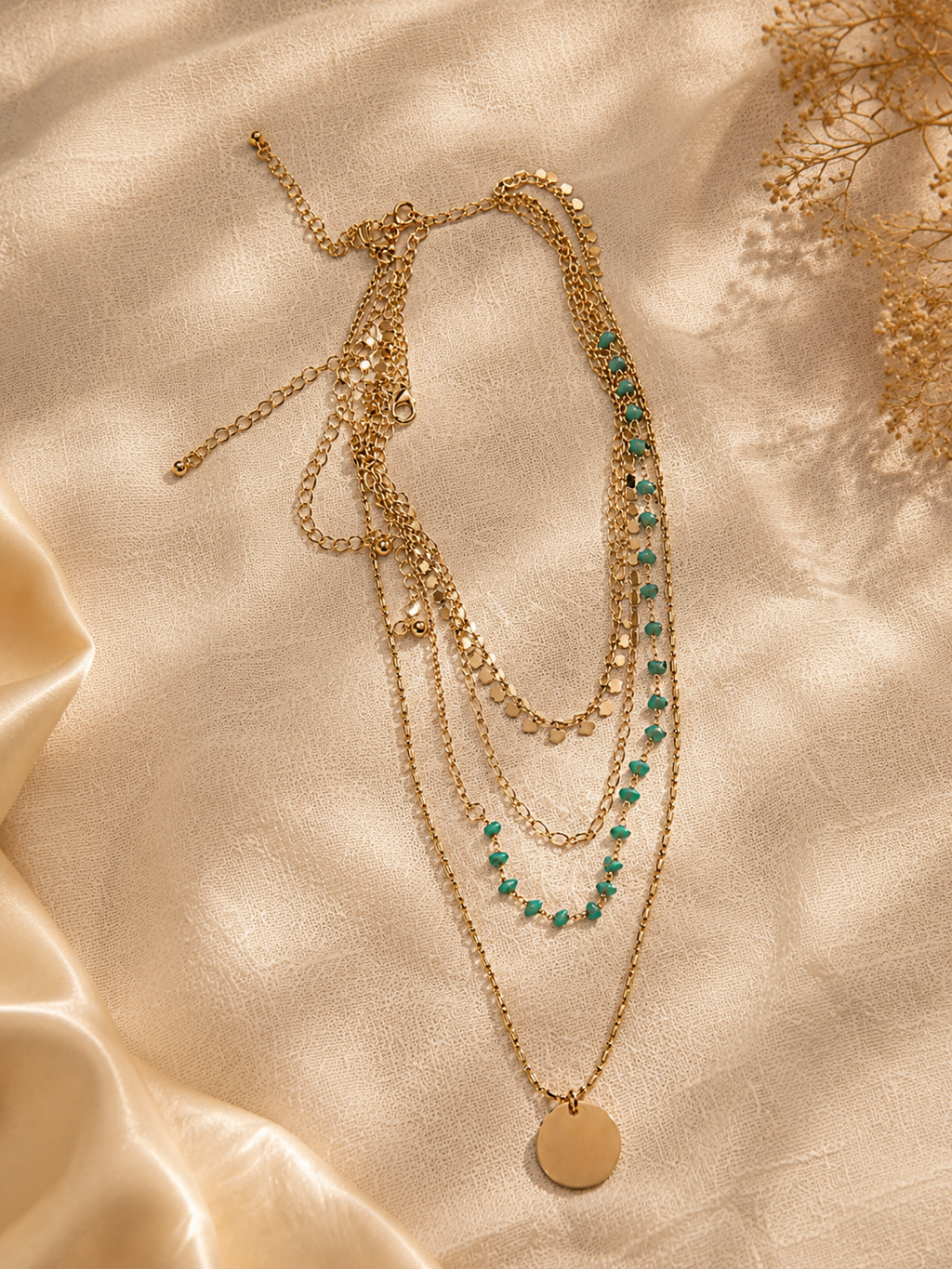 LUMI Azure Layers Necklace