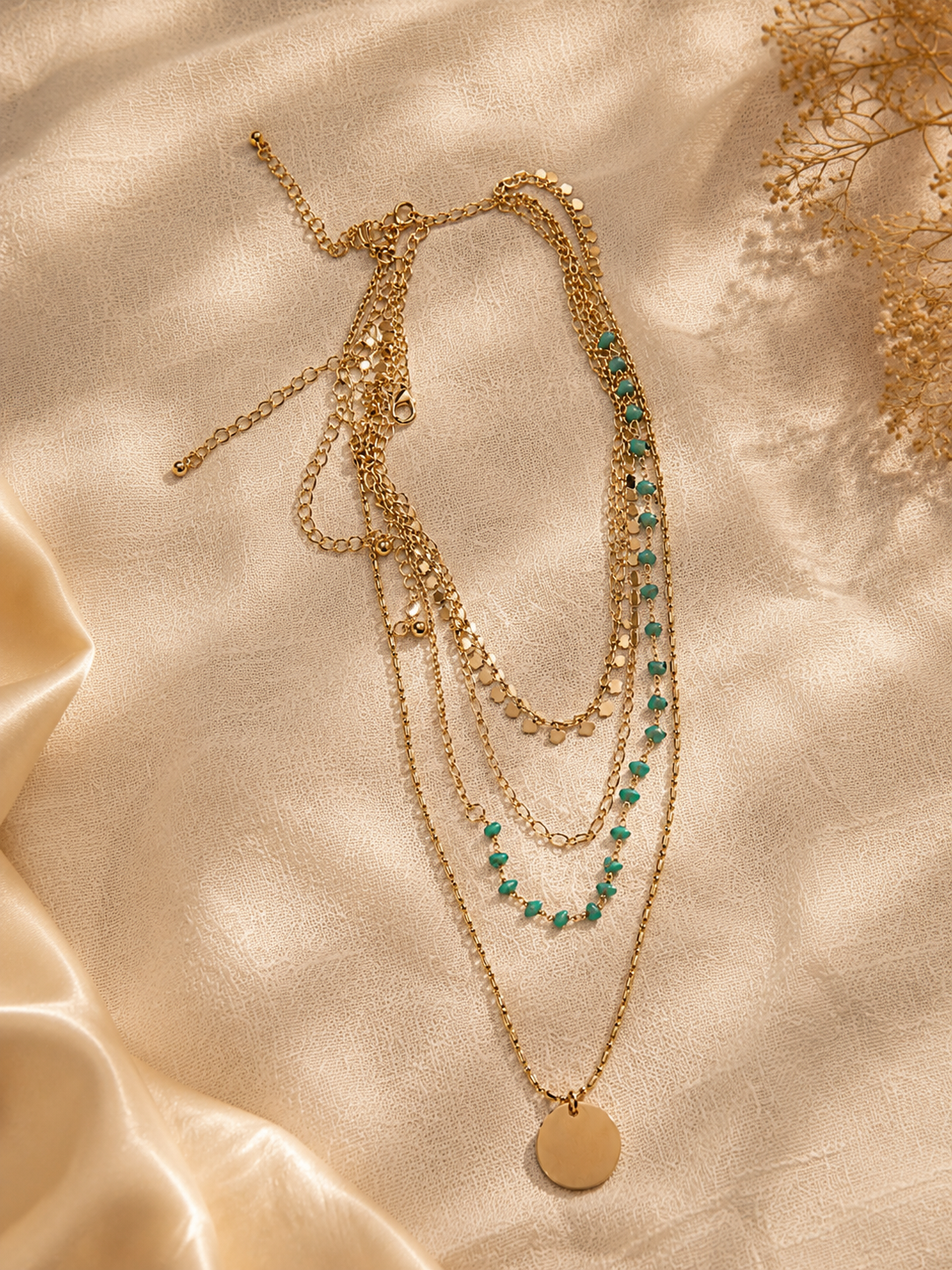 LUMI Azure Layers Necklace