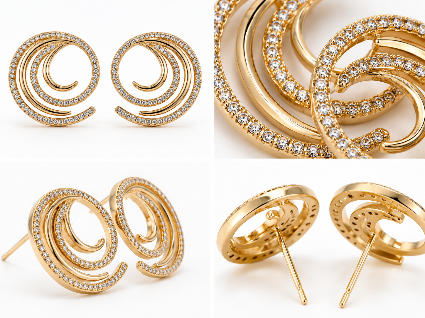 LUMI Twinkle Swirl Earrings