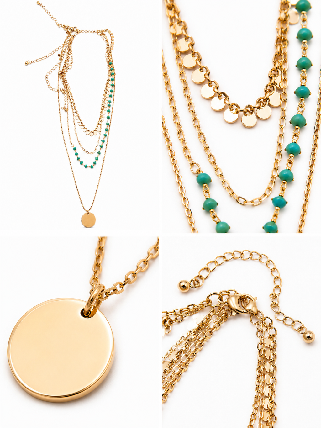 LUMI Azure Layers Necklace