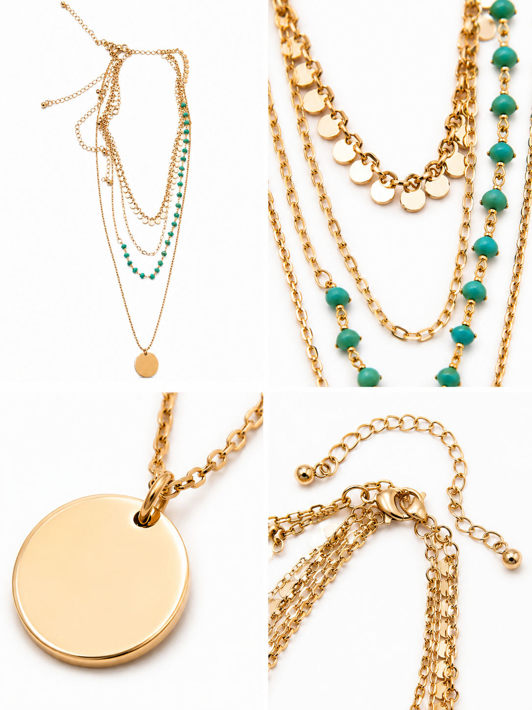 LUMI Azure Layers Necklace