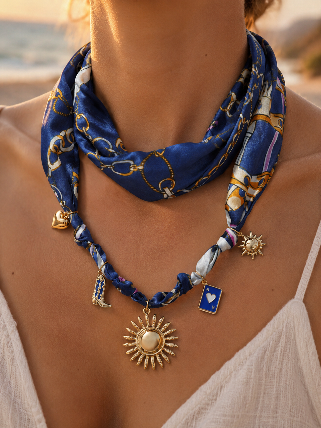 LUMI Ocean Muse Scarf Necklace