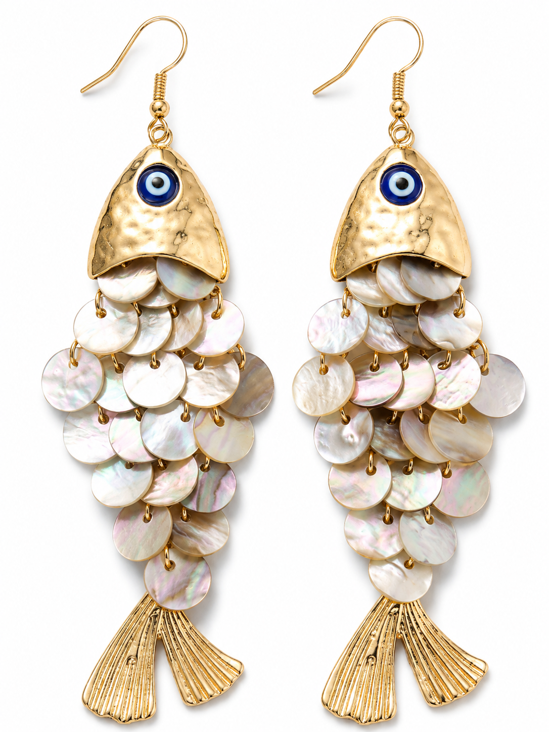LUMI Nazar Fish Earrings